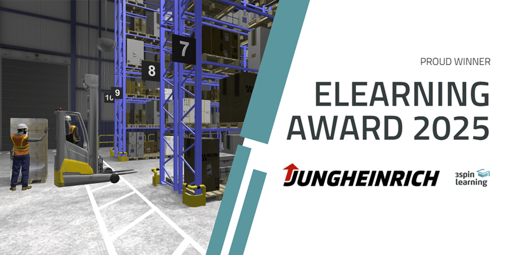 eLearning Award 2025 for Jungheinrich VR Training