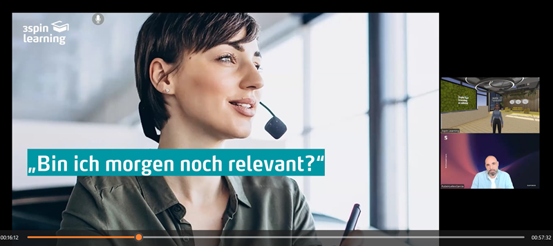 Webinar zu Future Skills und KI im Unternehmen mit 3spin Learning