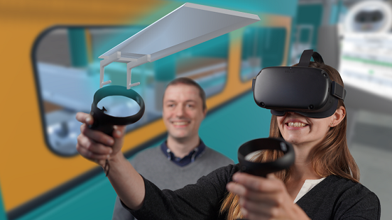 VR glasses for teaching 